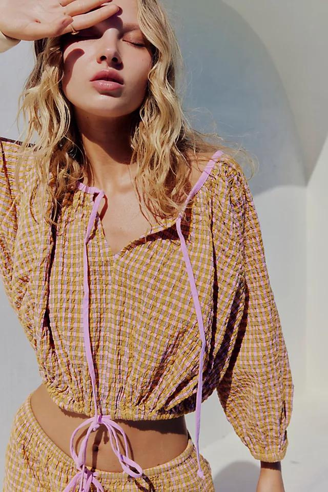 Clara Plaid Top Product Image