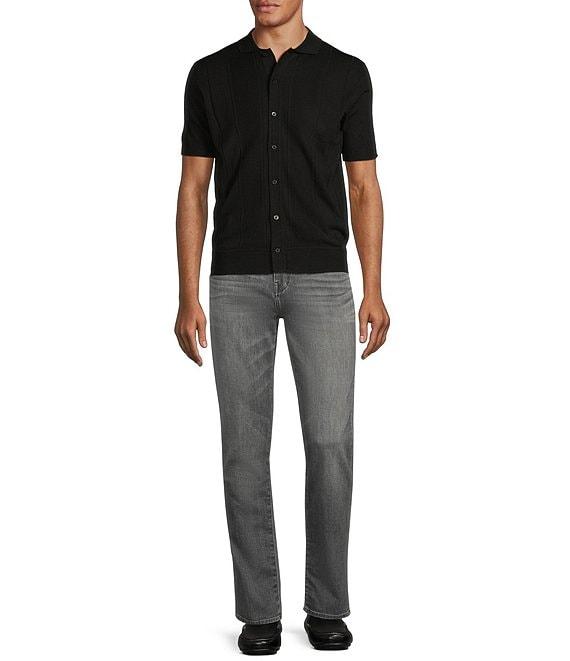 Murano Snit Short Sleeve Coatfront Shirt Product Image