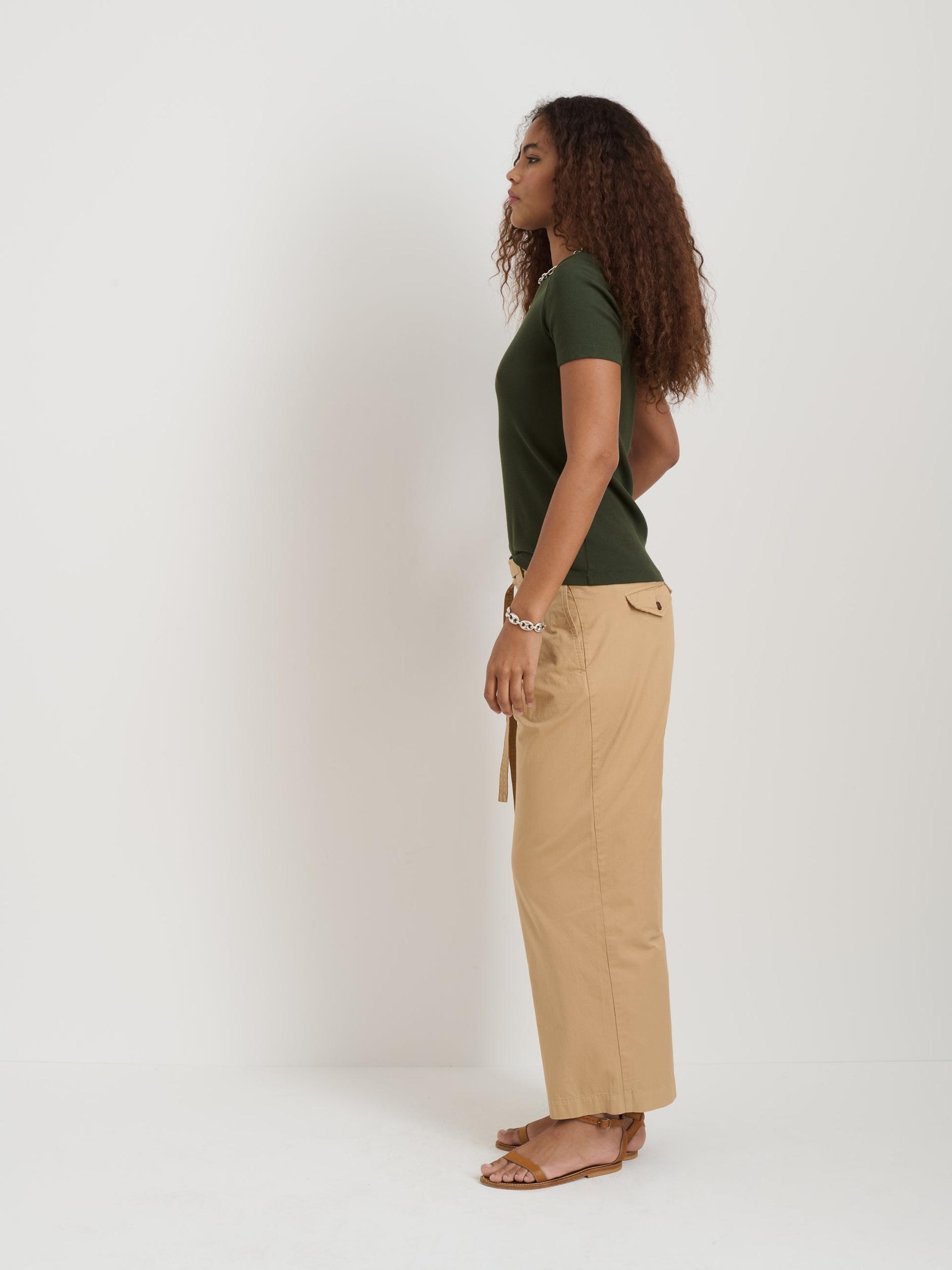 Carolyn Tee In Fine Rib Product Image
