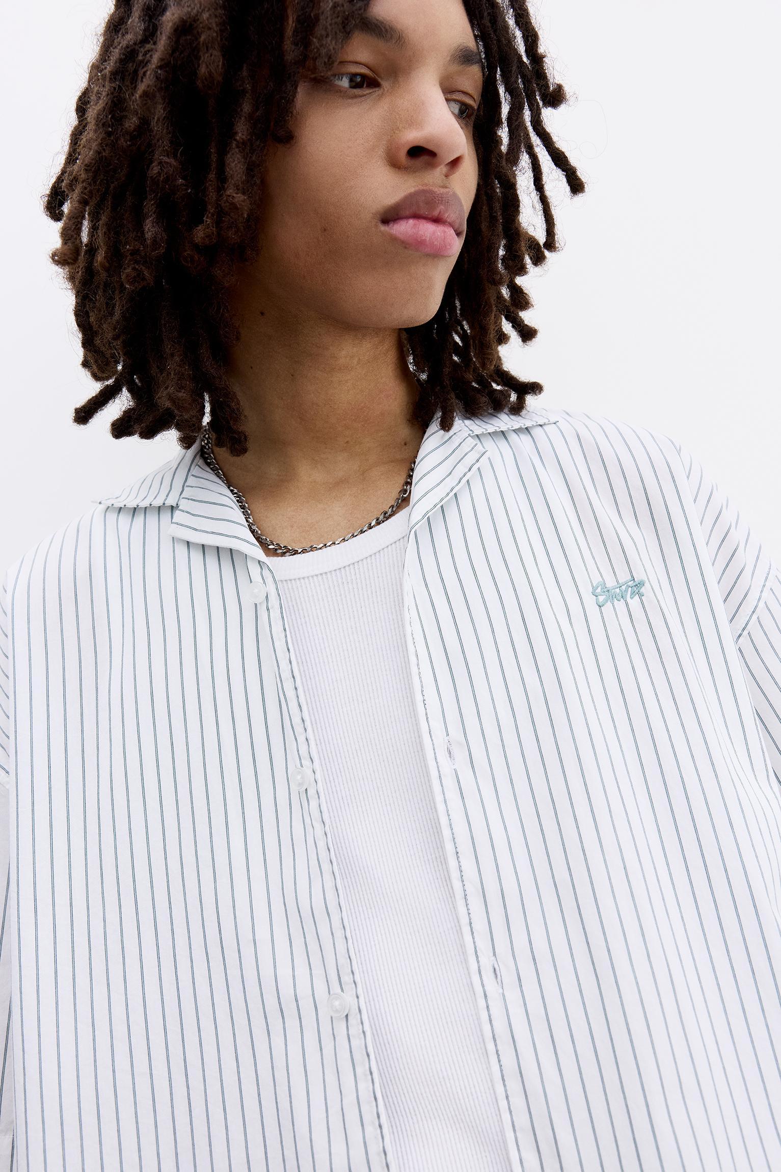 Short sleeve striped STWD shirt Product Image