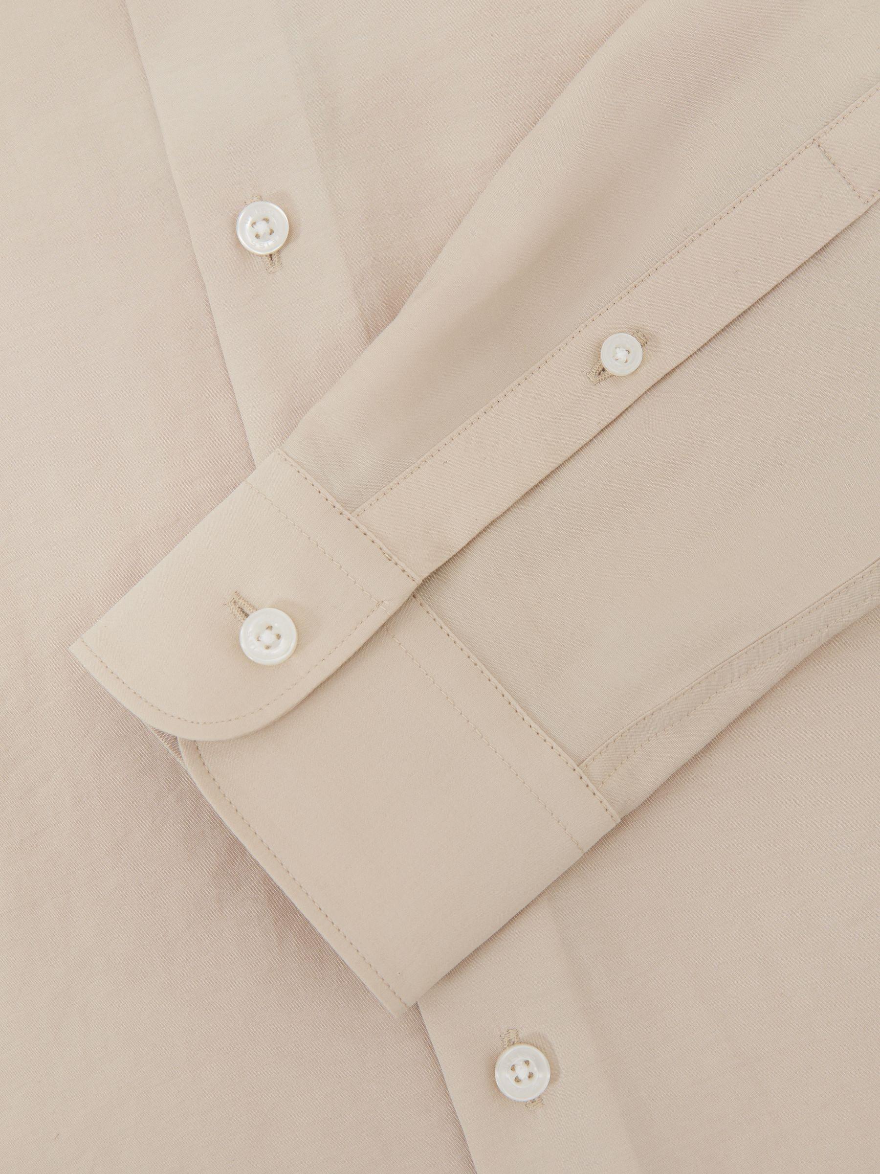 Modal-Blend Regular-Fit Shirt in Stone Product Image
