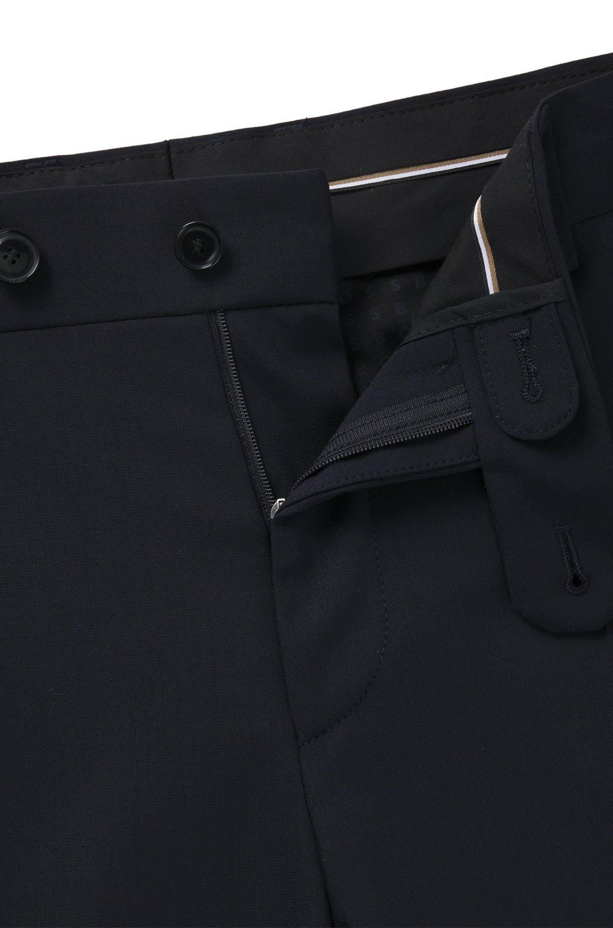 Formal trousers in washable super-flex fabric Product Image