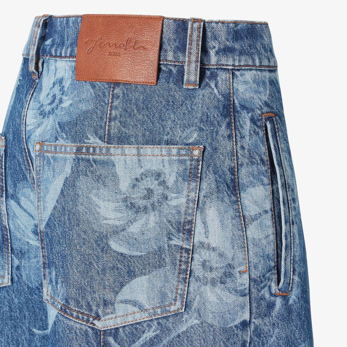 Long JeansBlue denim pants Product Image