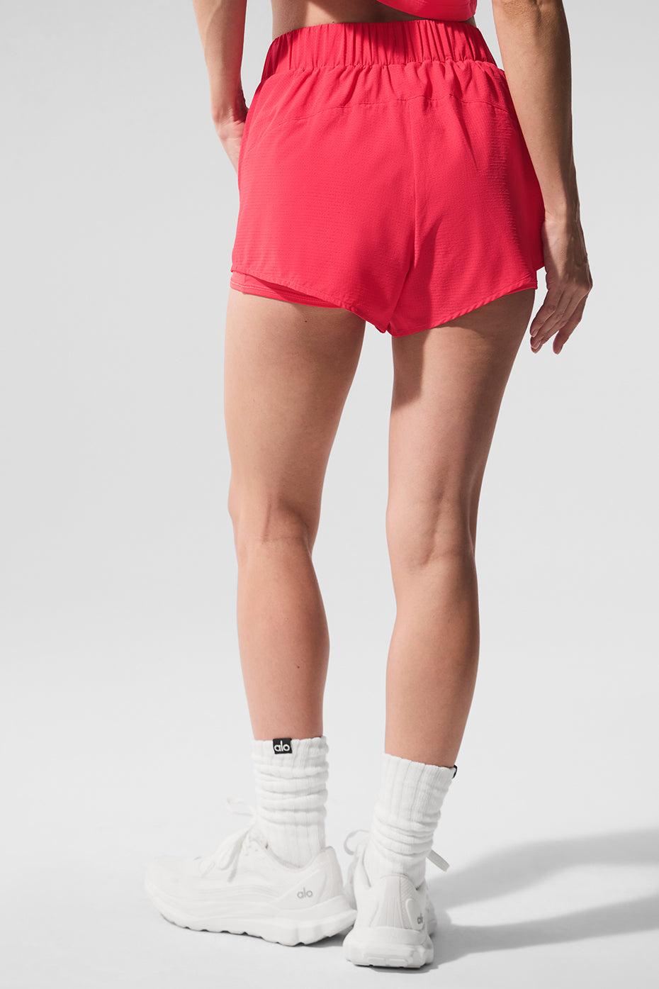Sport Star Short - Candy Red Female Product Image