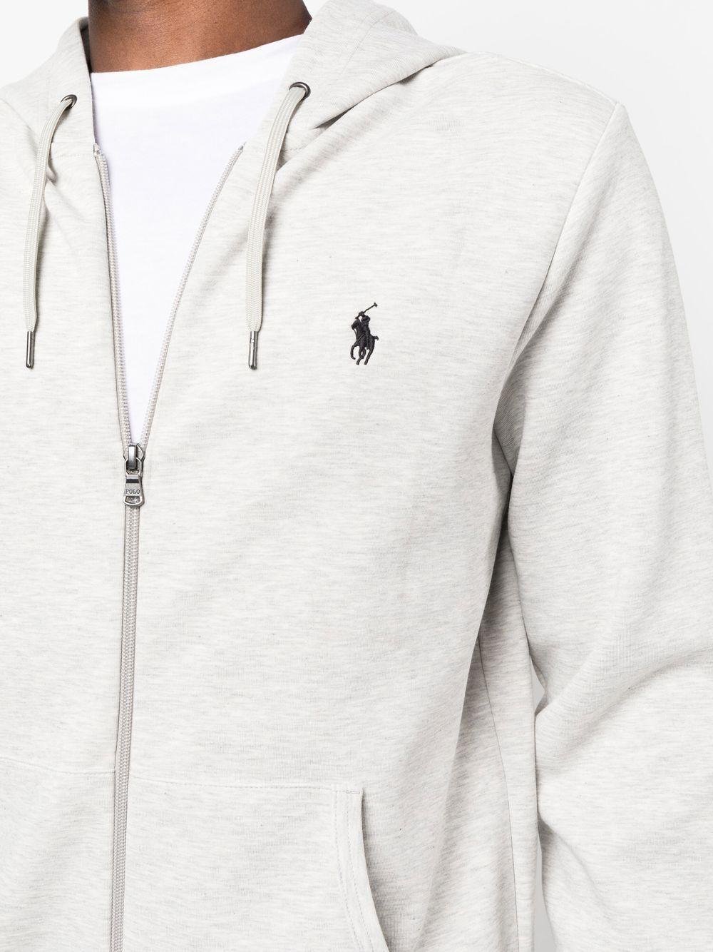 Pony logo zip-up hoodie Product Image