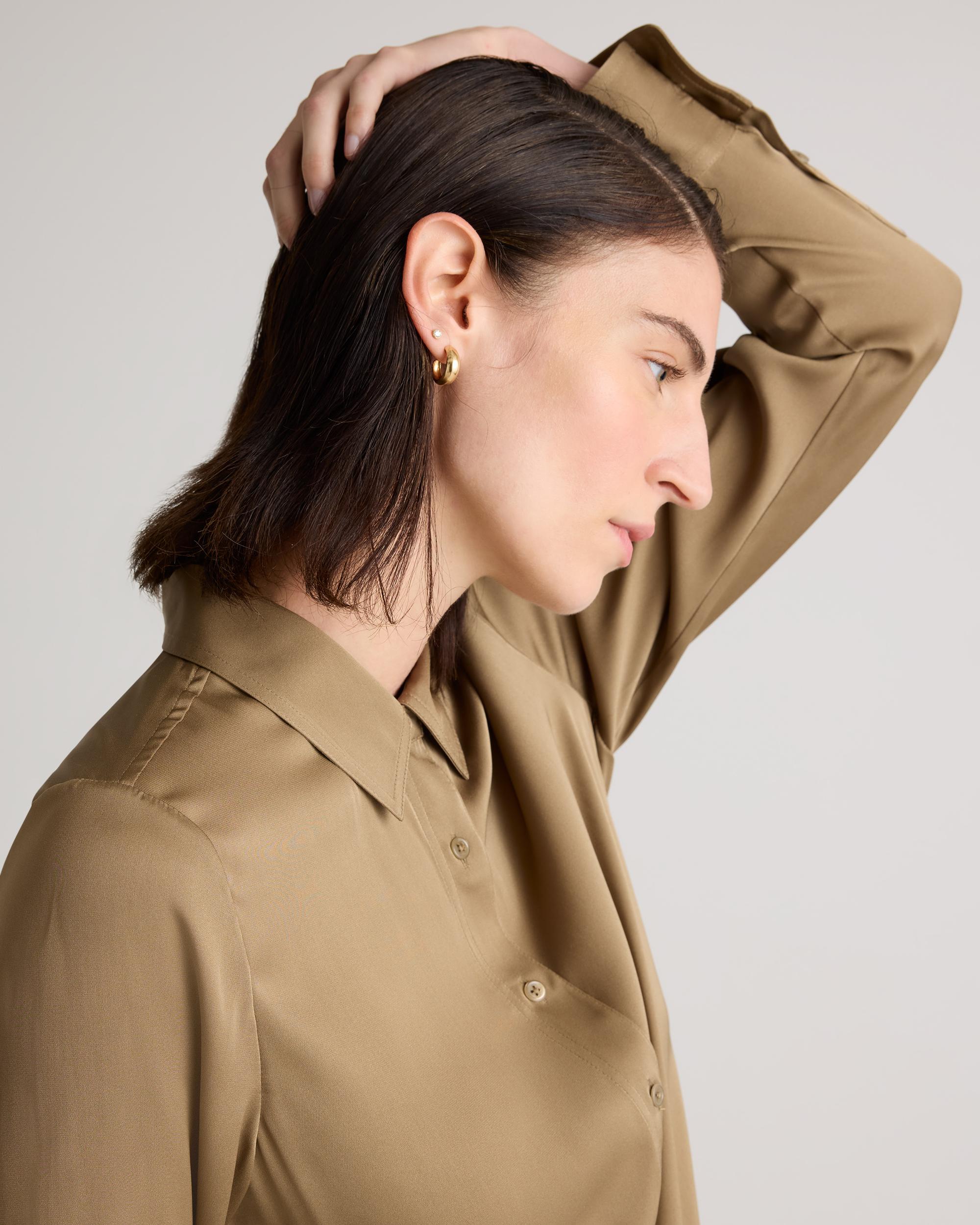 Quince | Women's Washable Stretch Silk Blouse Product Image