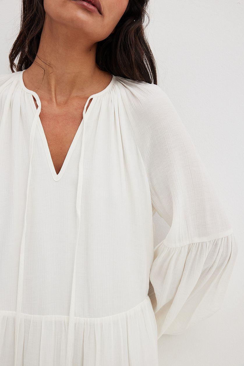 Structured Flowy Maxi Dress Product Image