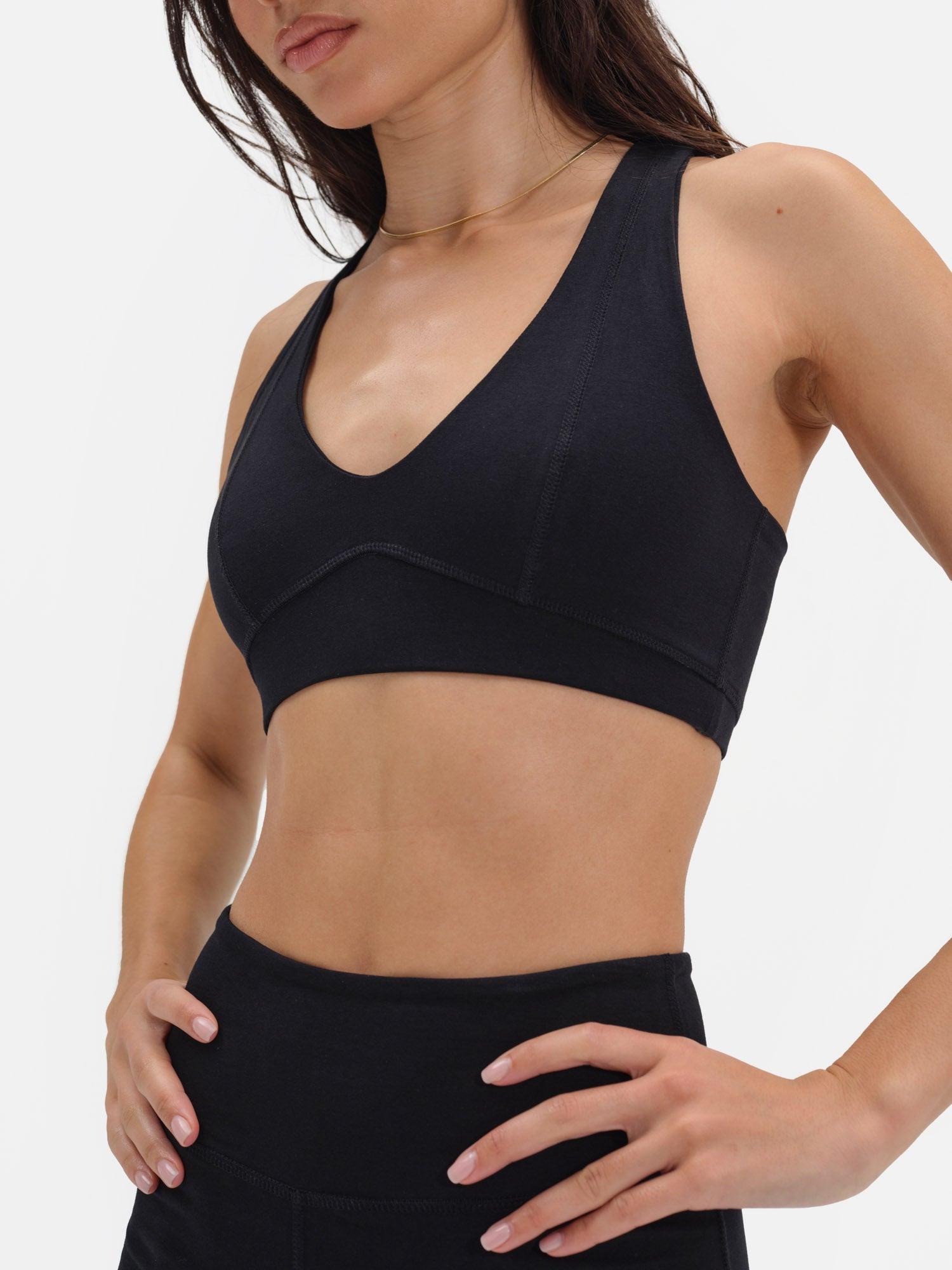 Organic Stretch V-Neck Bra Female Product Image