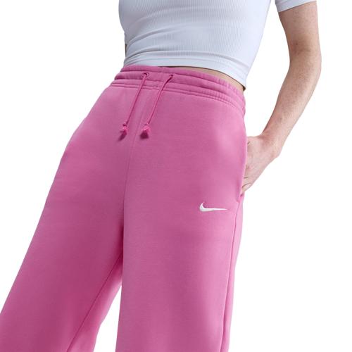 Womens Nike Sportswear Phoenix Fleece High-Waisted Wide-Leg Pants | IH1011-675 Product Image