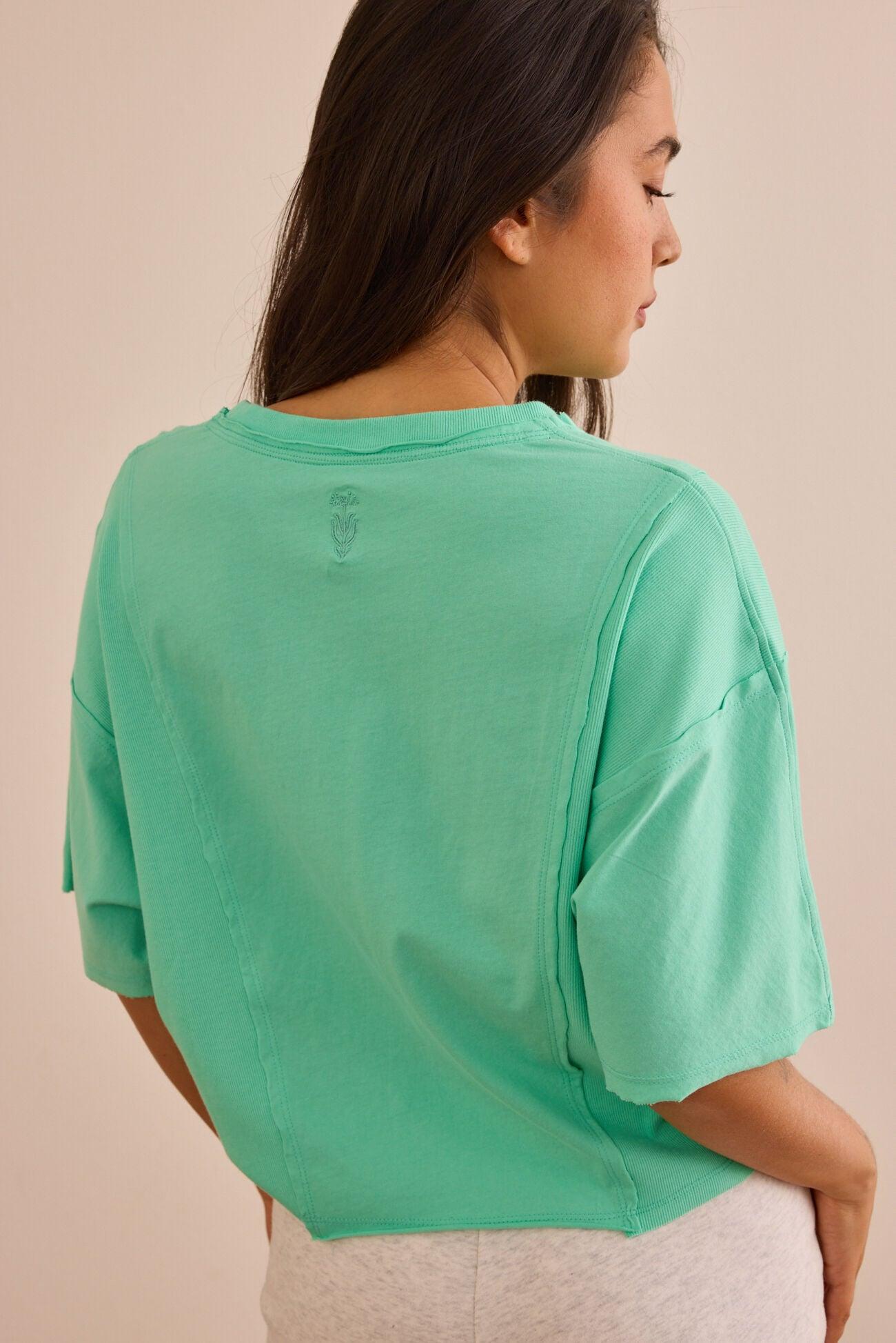 Vinyasa Flow Cropped Tee Product Image