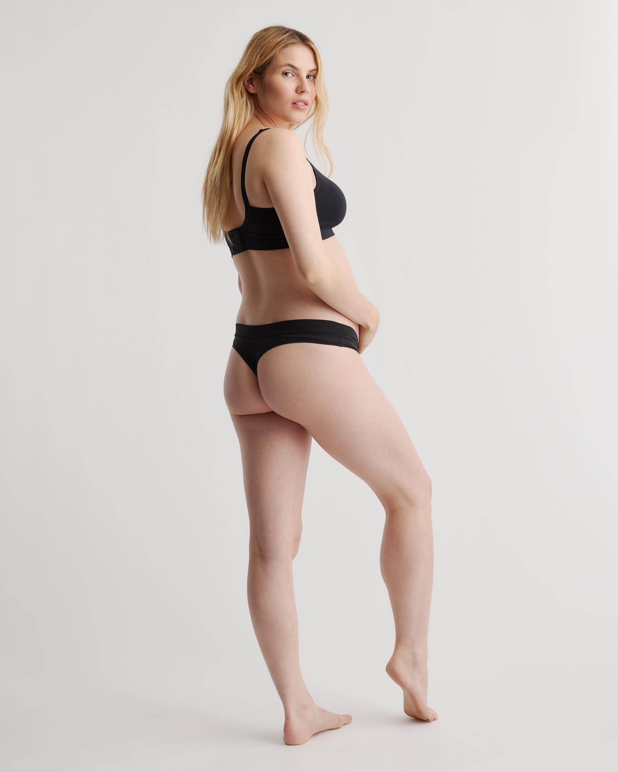 Quince | Women's Second Skin Maternity Thong Size XL, Nylon/Spandex Product Image