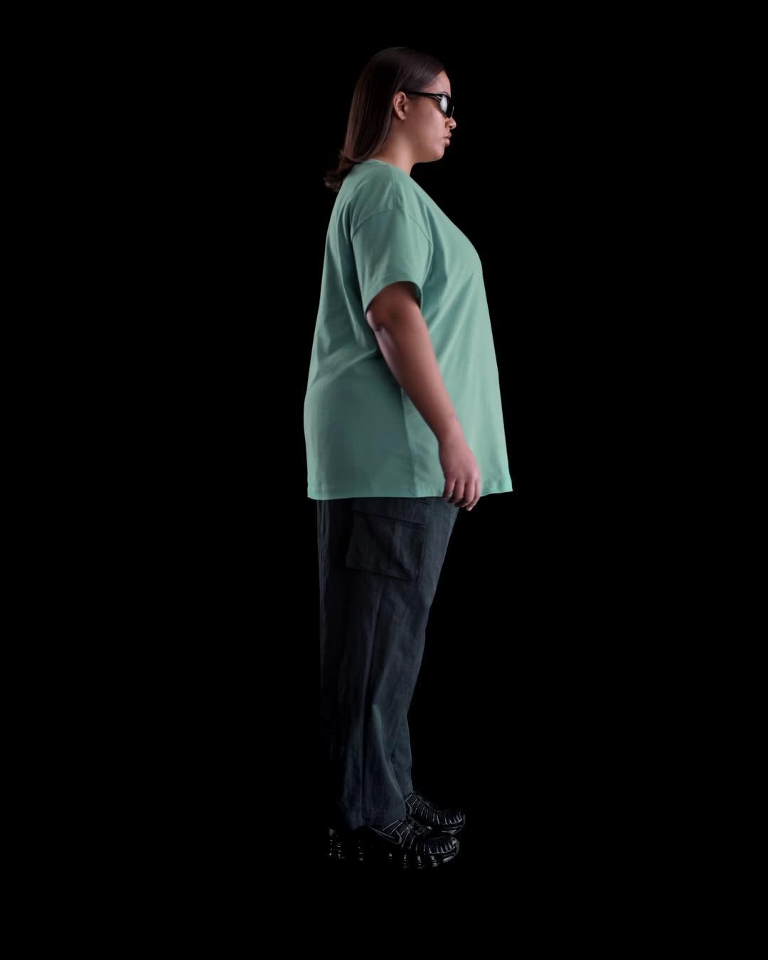 Womens Nike Sportswear Essential T-Shirt (Plus Size) | FJ2739-017 Product Image