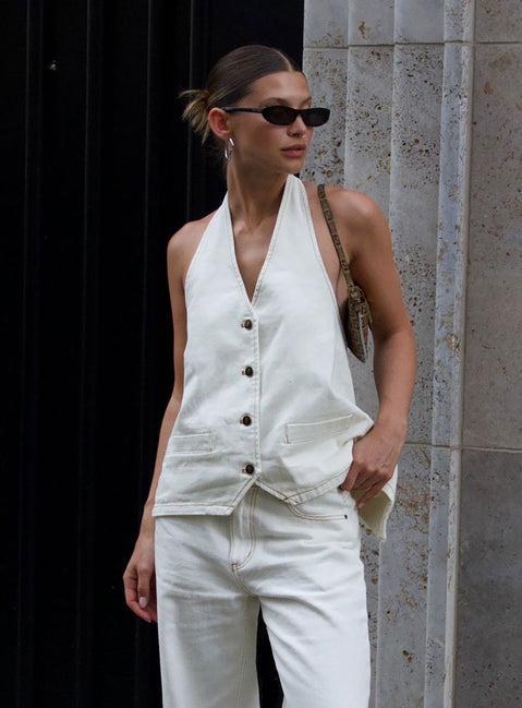 Hills Halter Top Porcelain Product Image