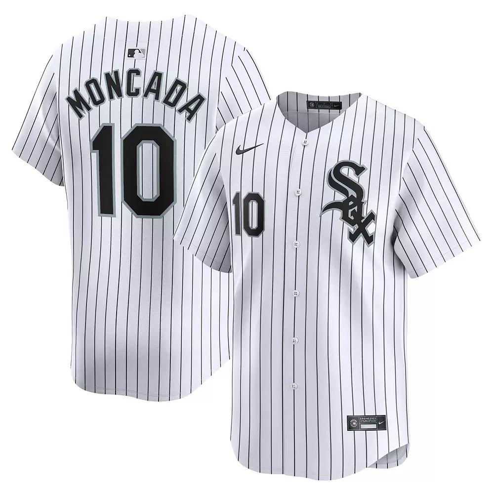 Men's Nike Yoan Moncada White Chicago White Sox Home Limited Player Jersey, Size: Large Product Image