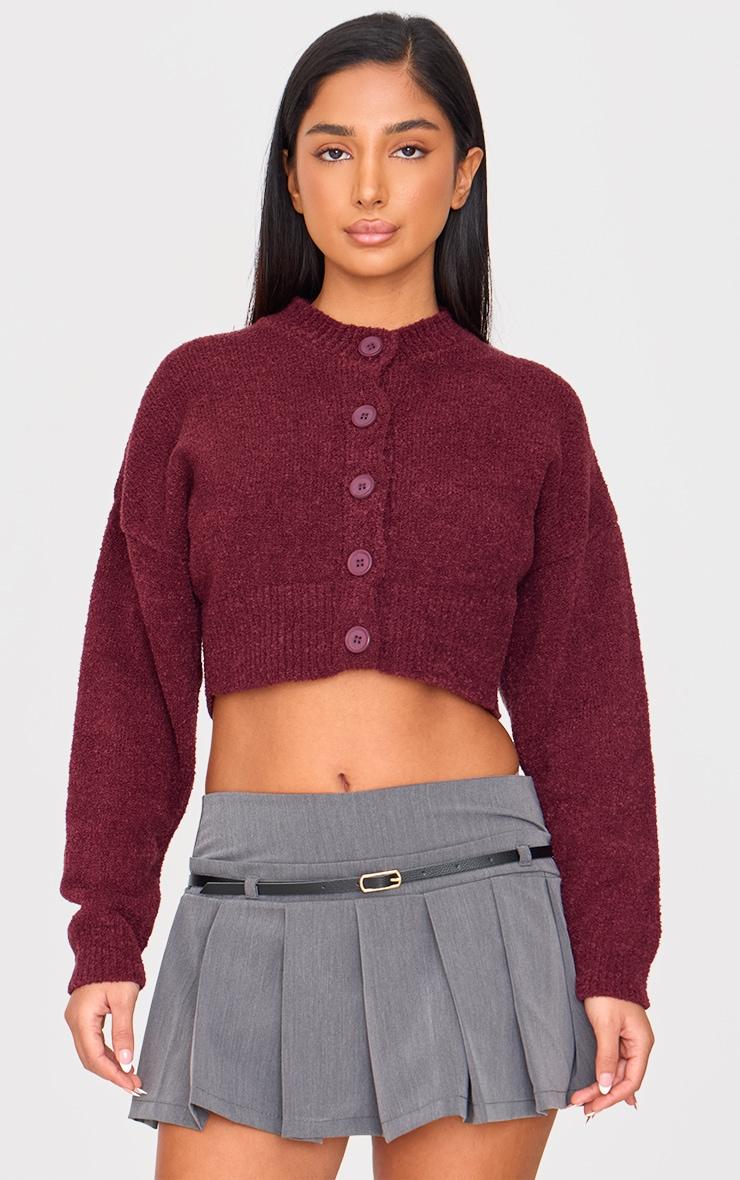 Petite Charcoal Pleated Belted Micro Mini Skirt Product Image