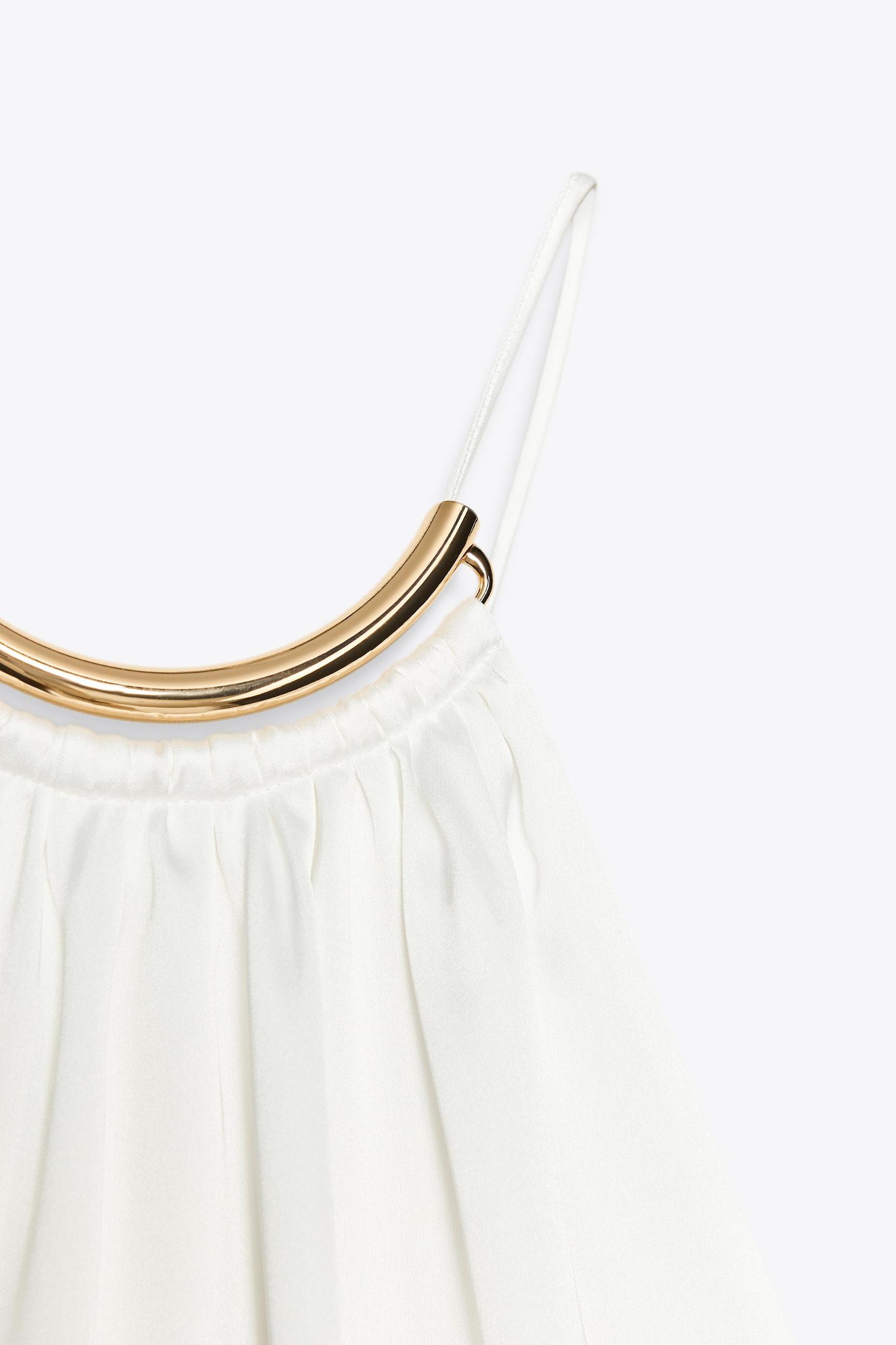 GOLD APPLIQUÉ CAMISOLE TOP Product Image