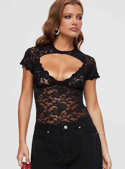 Giallo Bodysuit Black Product Image