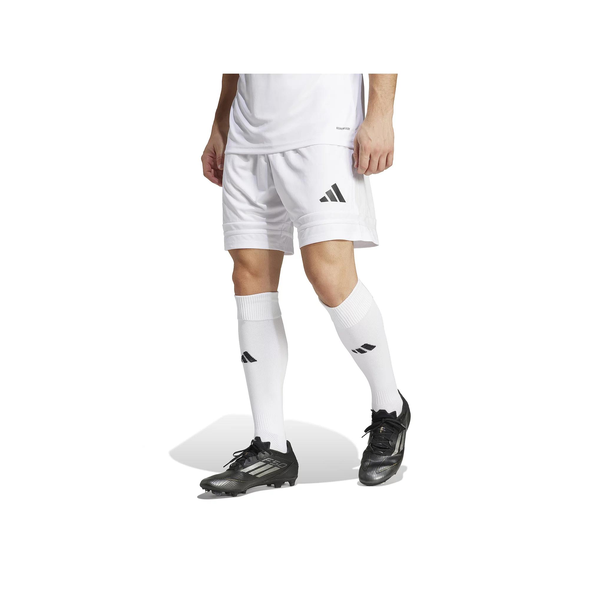 Men's adidas Squadra 25 Soccer Shorts, Size: Large, White Product Image