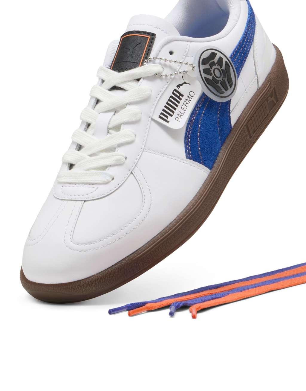 Puma Palermo Rocket League sneakers in orange Product Image
