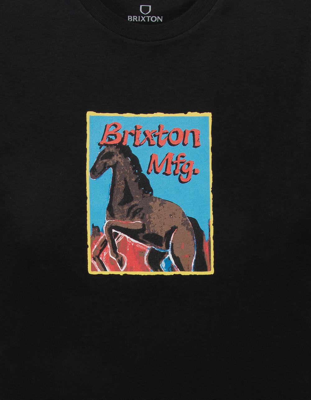 BRIXTON Rusty Tailored Mens Tee - BLACK Product Image