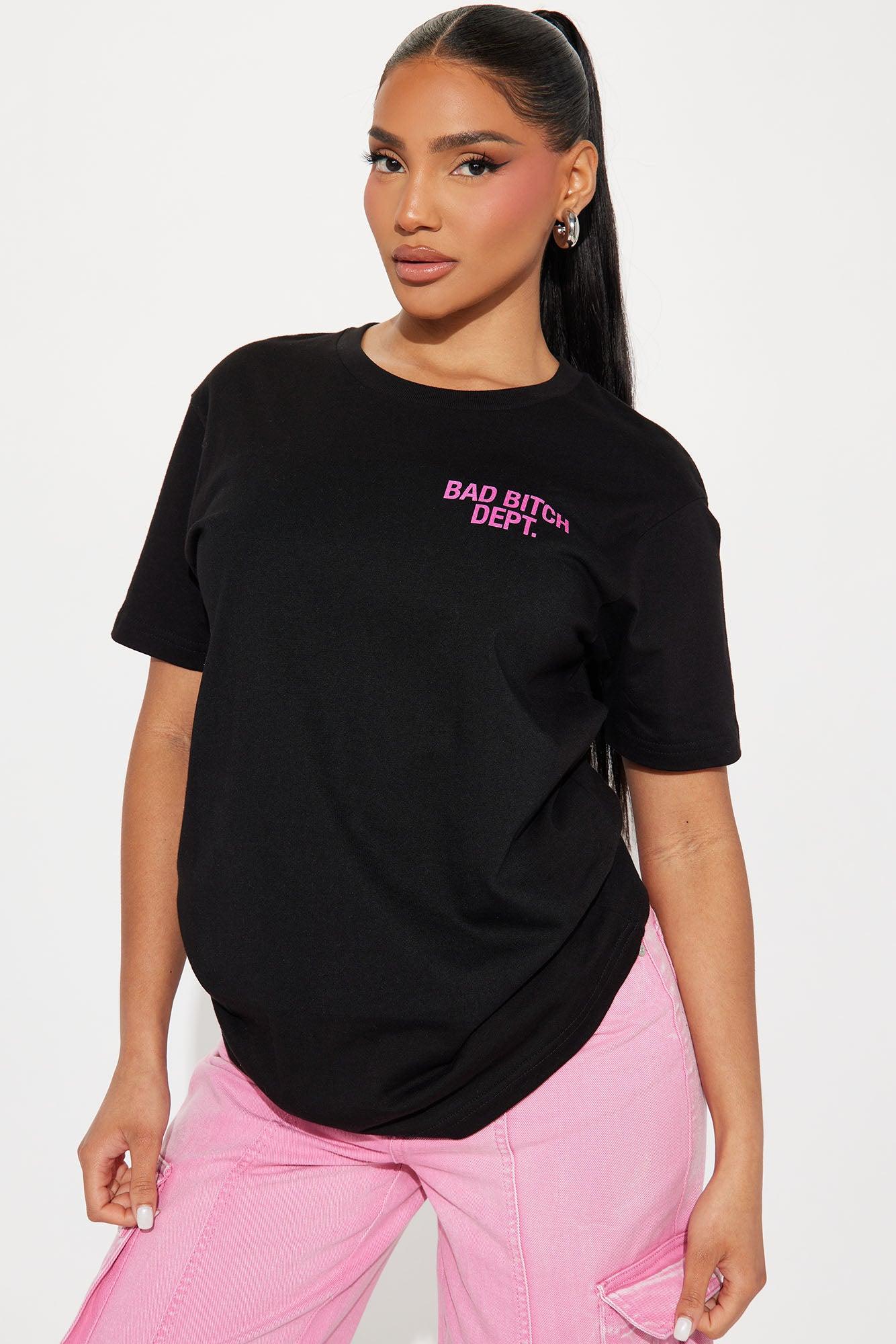 Member Of The Bad Bitch Dept Tee - Black Product Image