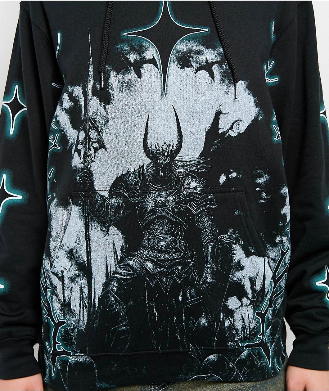 Vitriol Shadow Of Oblivion Black Hoodie Product Image