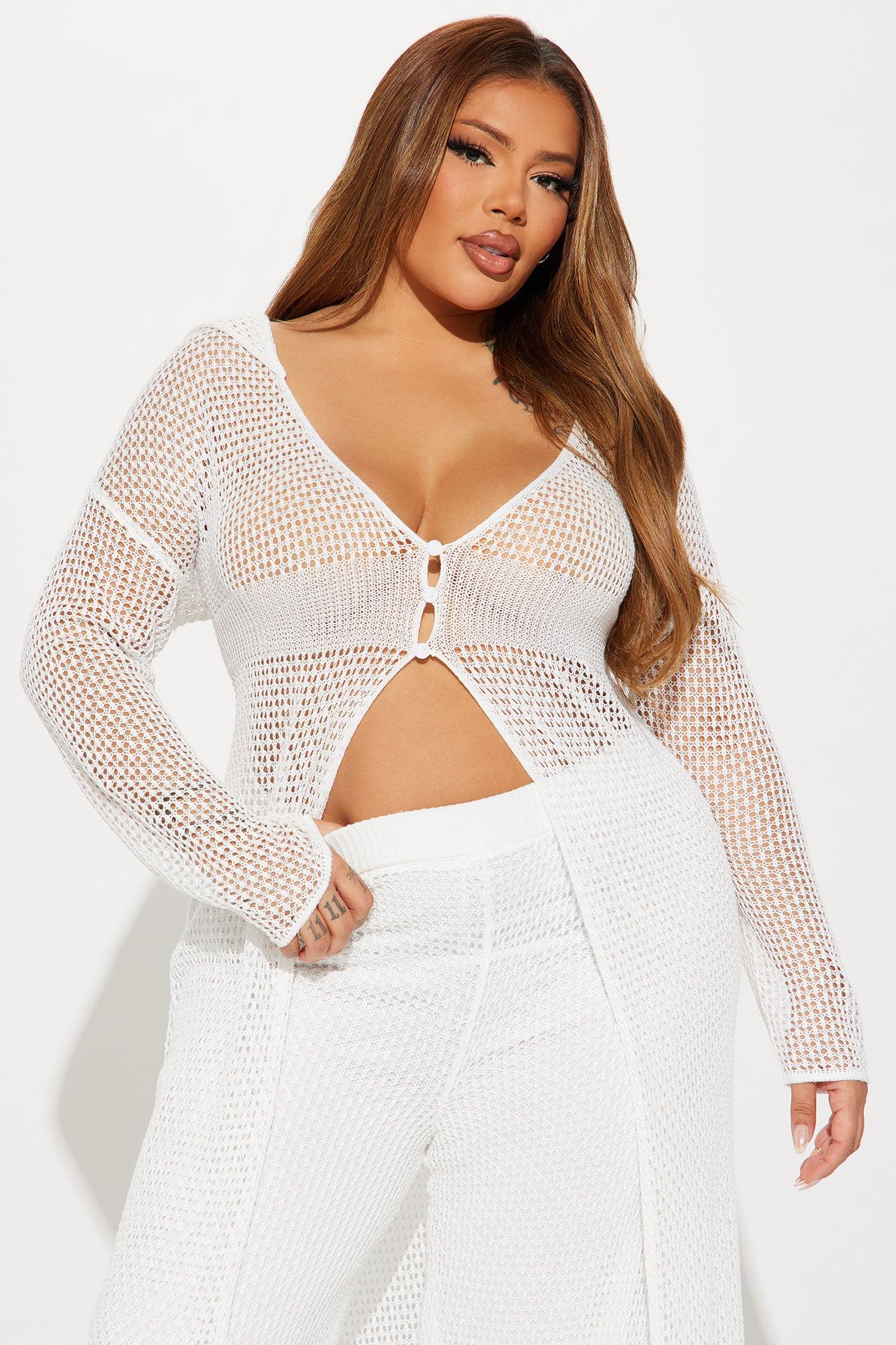 Island Babe Pant Set - White Product Image