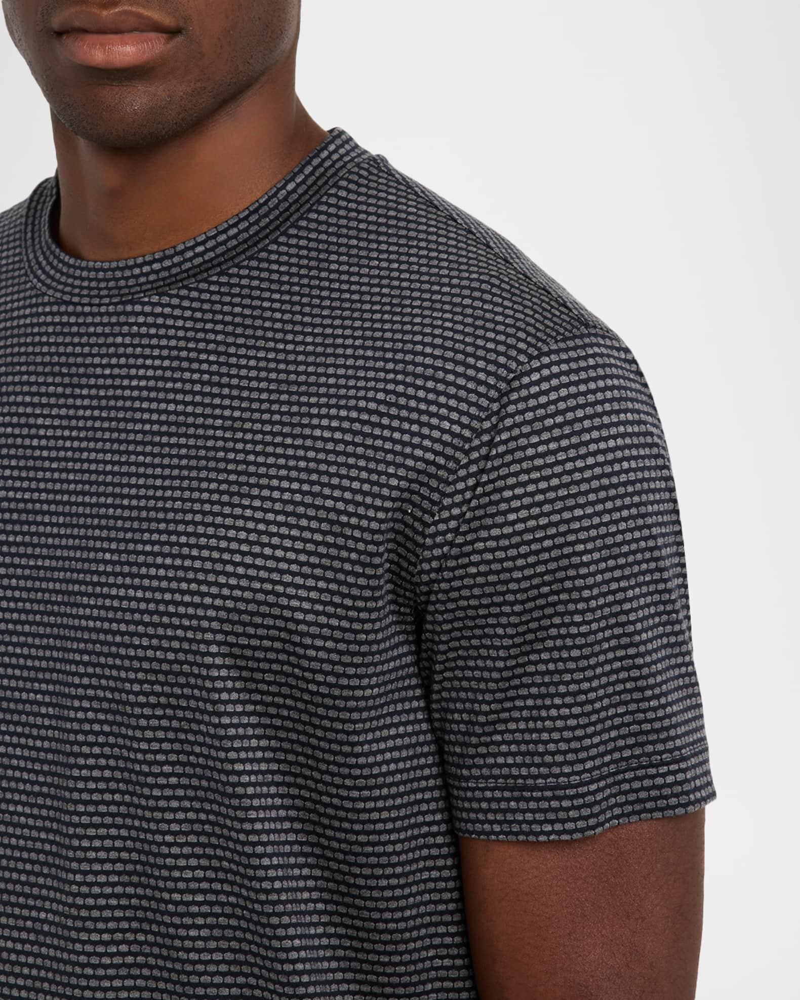 Men's Jersey Jacquard Crewneck T-Shirt Product Image