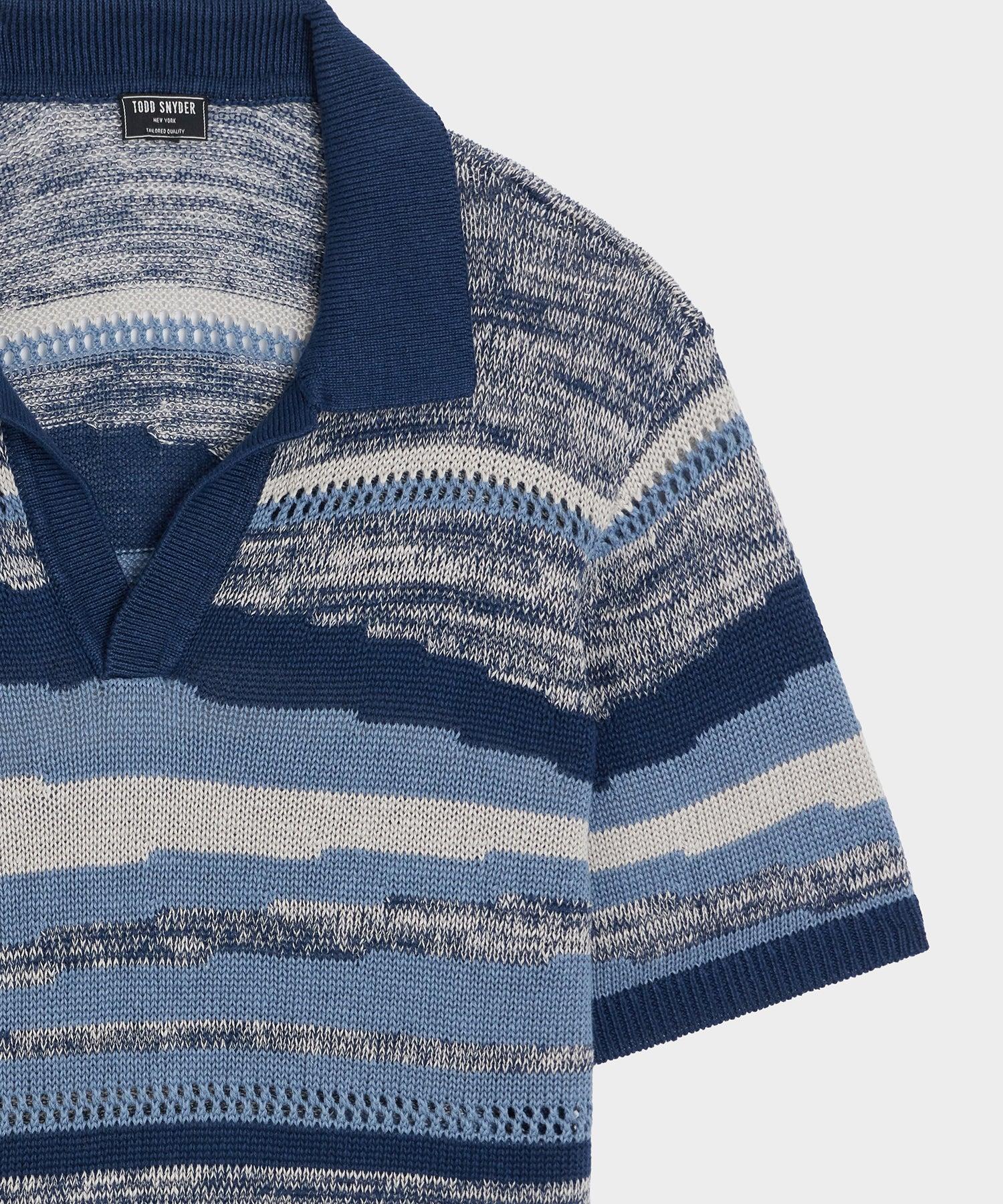 Relaxed Linen Dunes Montauk Sweater Polo Product Image