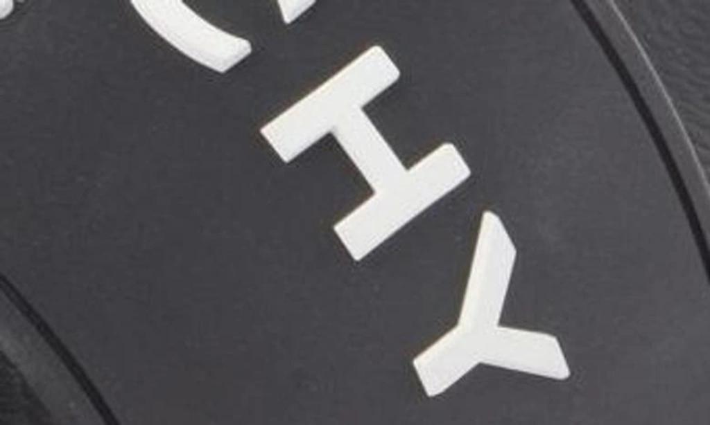 Black Logo-Print Pool Slides Product Image