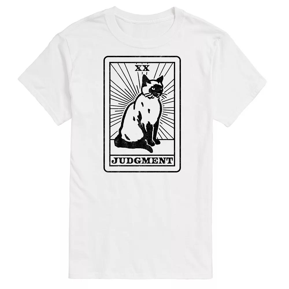 Big & Tall Cat Tarot Card "Judgement" Graphic Tee, Men's,  Product Image