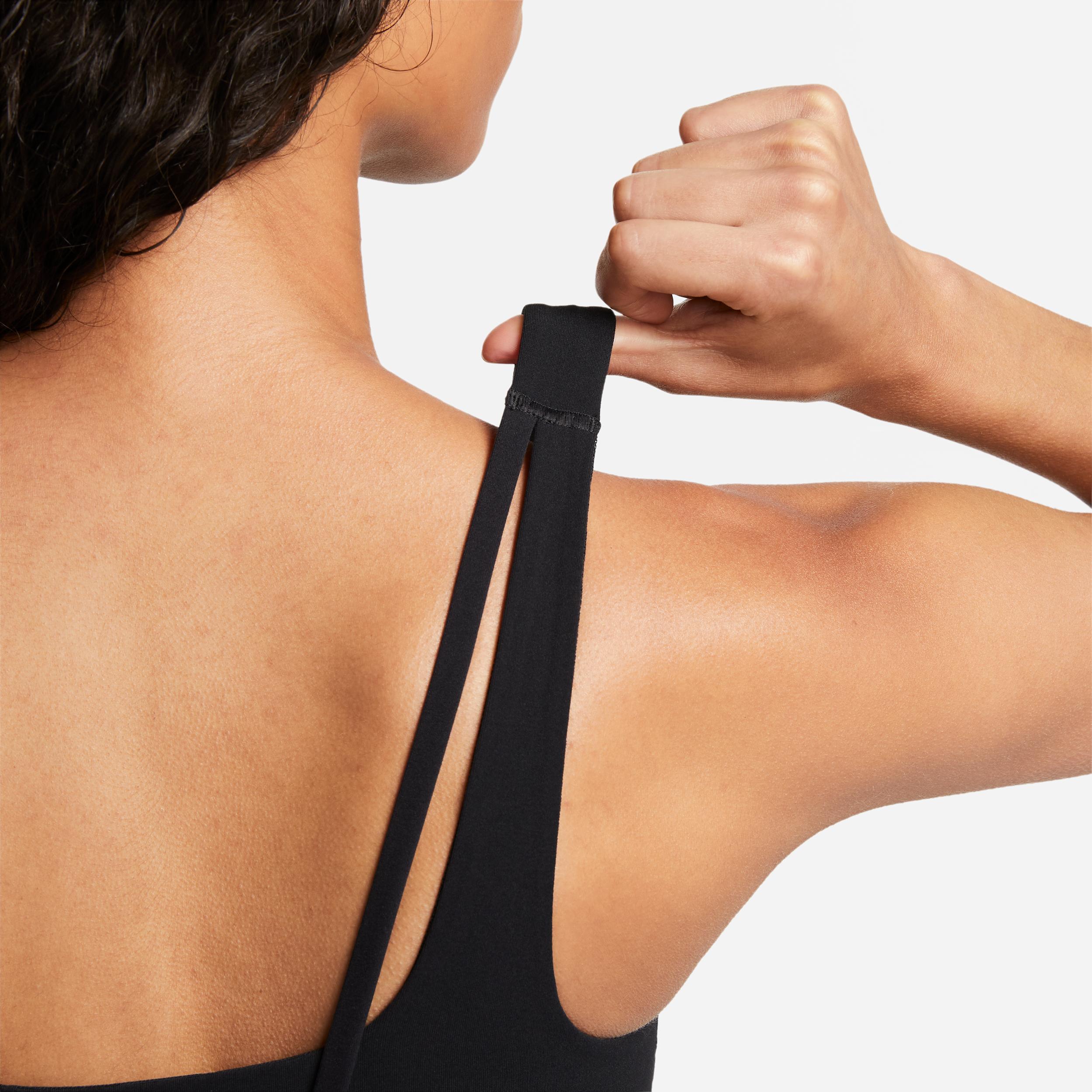 Nike Womens Zenvy Medium-Support Padded Longline Sports Bra | DO6619-010 Product Image