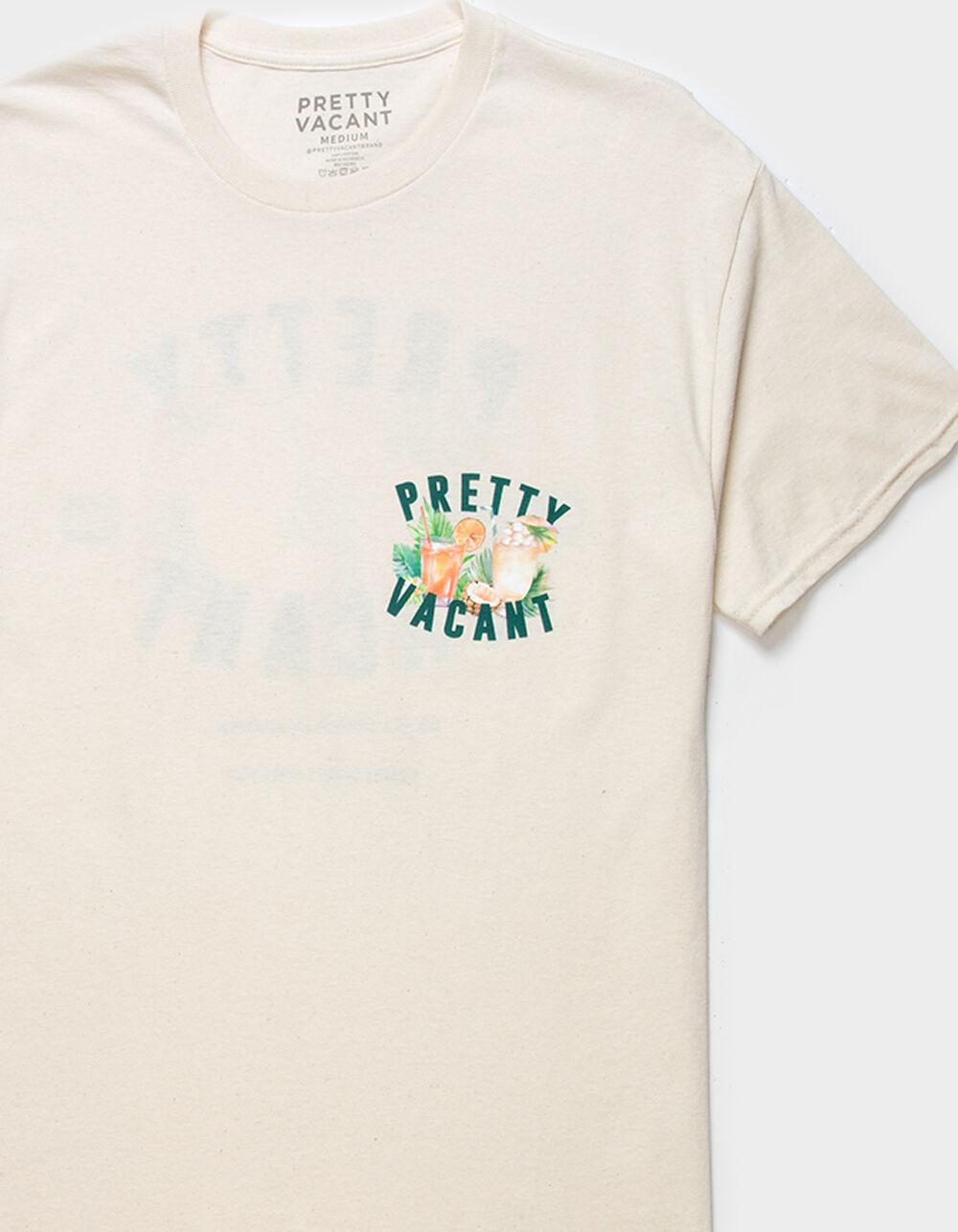PRETTY VACANT Vacation Mens Tee - NATURAL Product Image