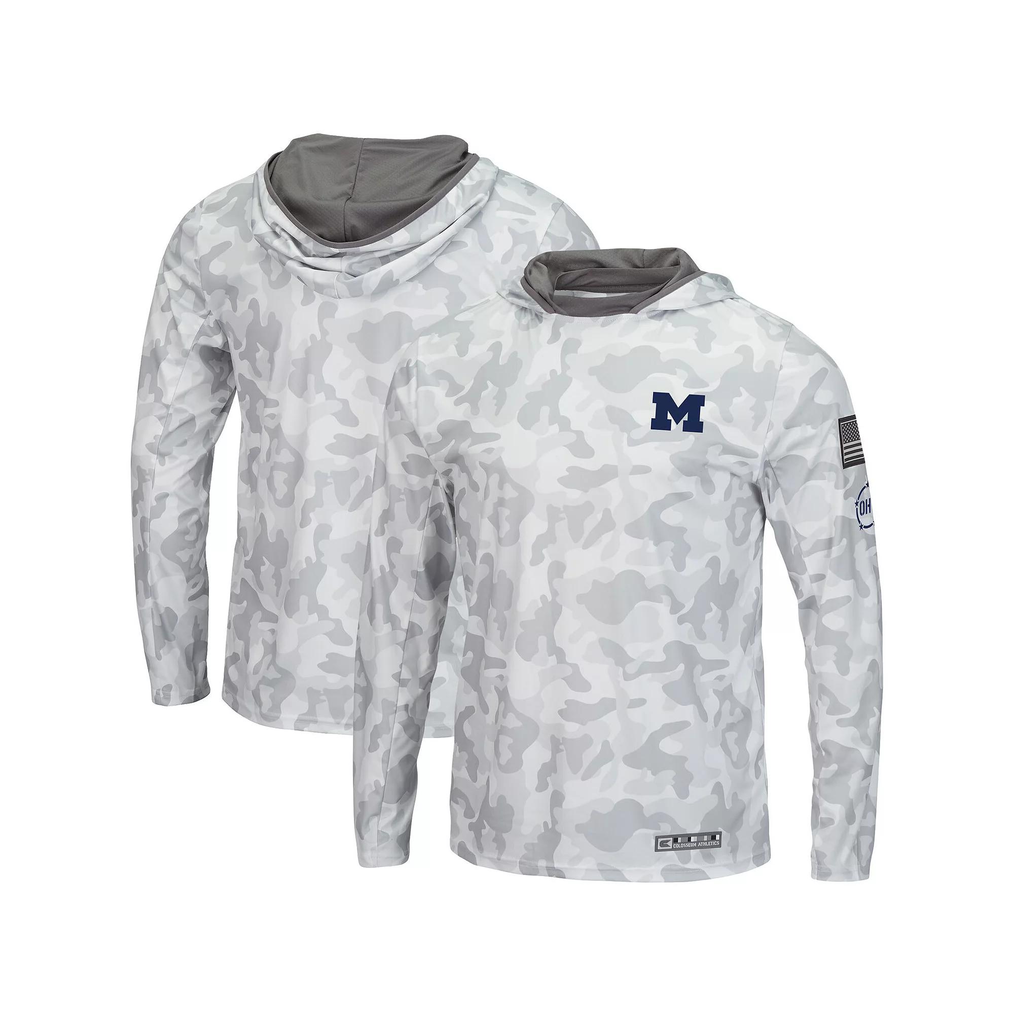 Men's Colosseum Arctic Camo Penn State Nittany Lions OHT Military Appreciation Long Sleeve Hoodie Top,  Product Image