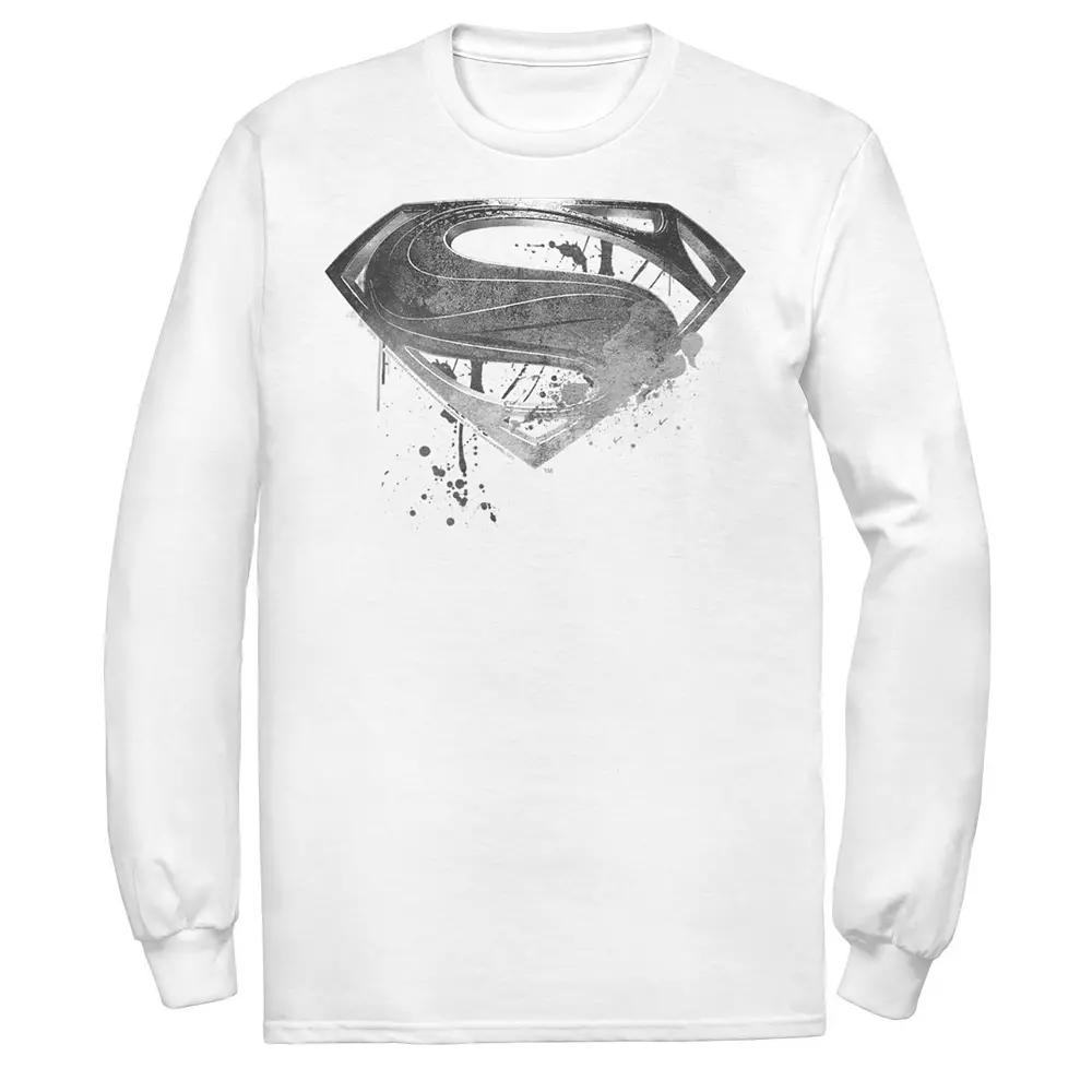 Men's DC Comics Superman Monochrome Logo Tee,  Product Image