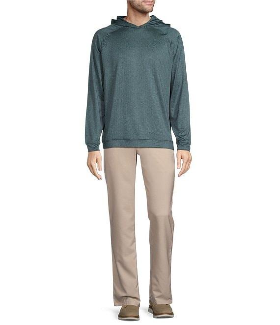 Roundtree & Yorke Performance Long Sleeve Herringbone Jacquard Hoodie Product Image