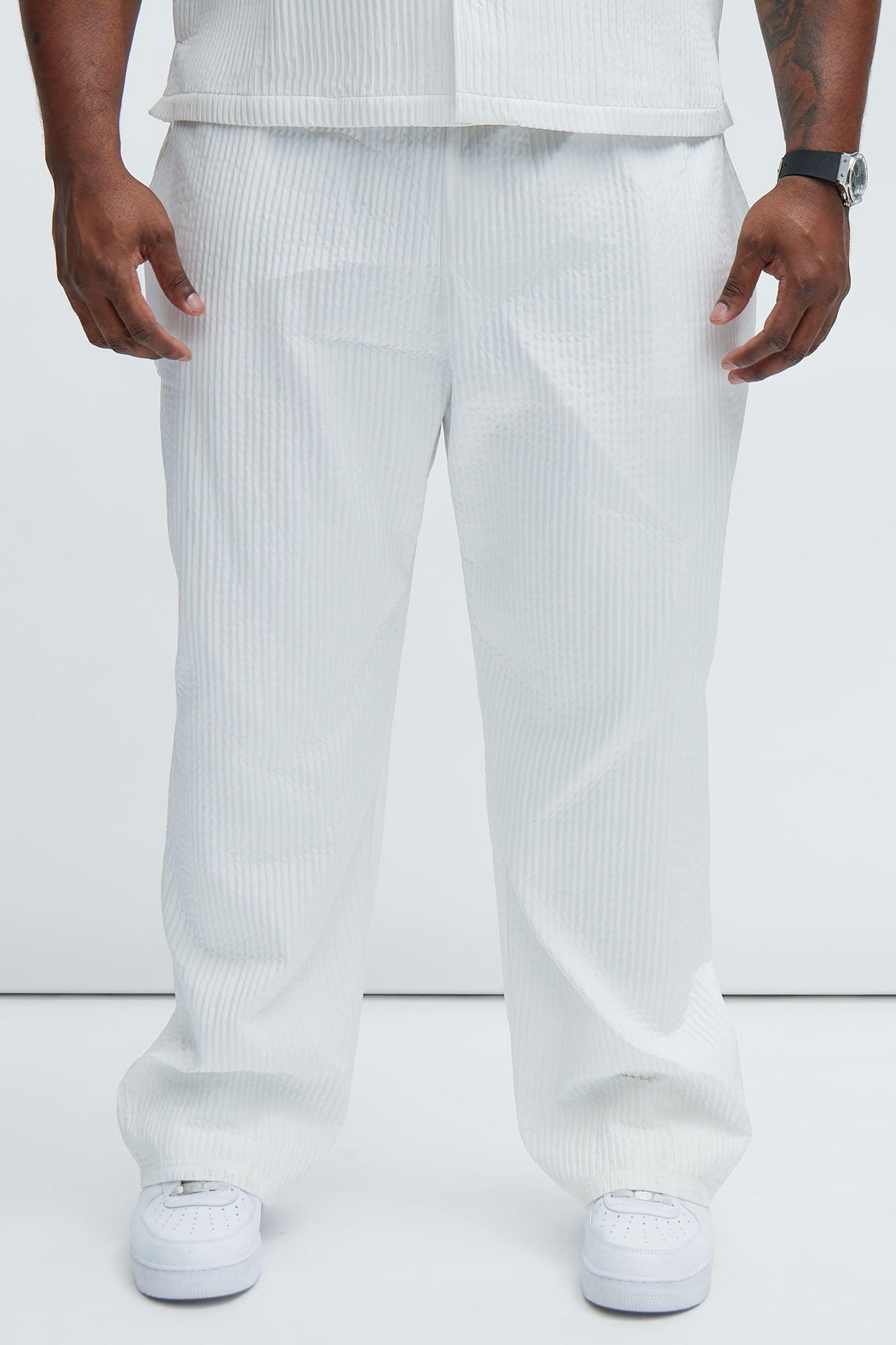 Santiago Straight Pants - White Product Image