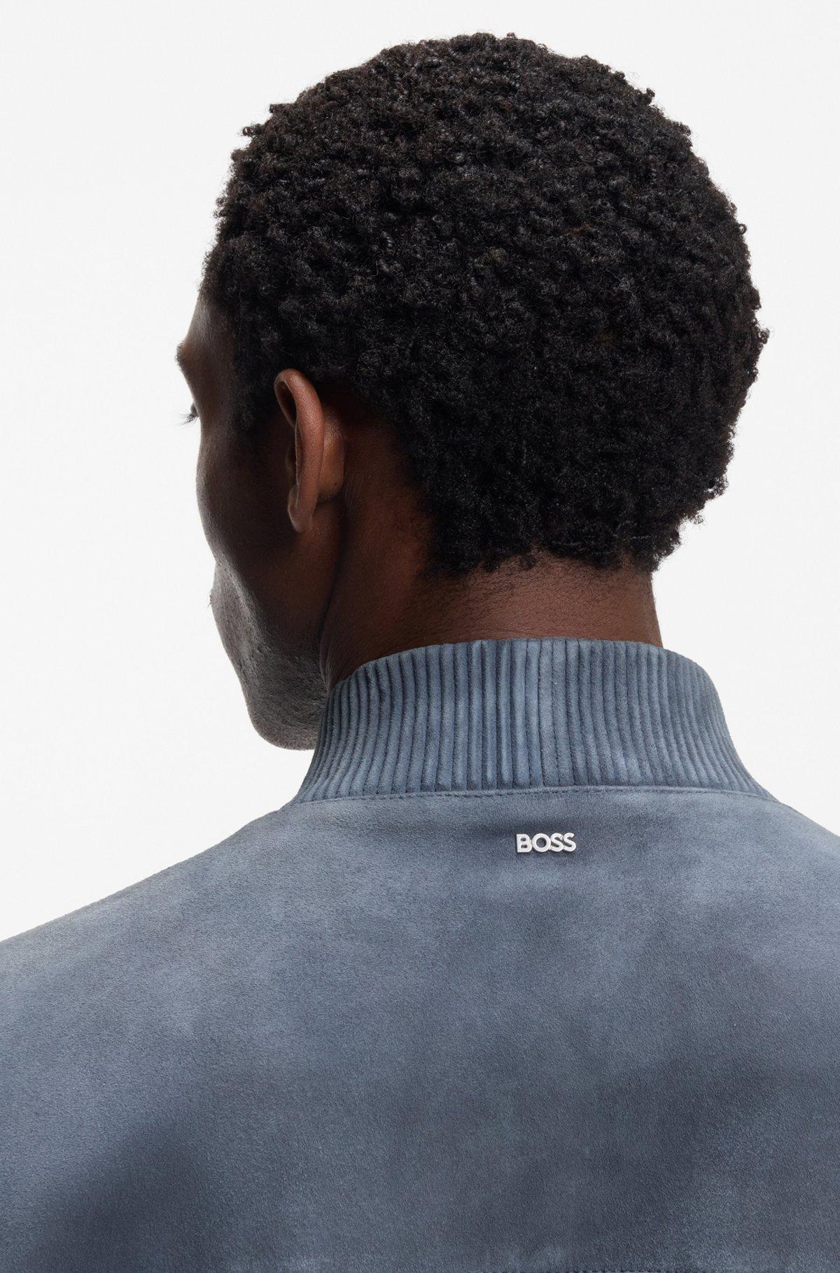 Regular-fit jacket in suede Product Image