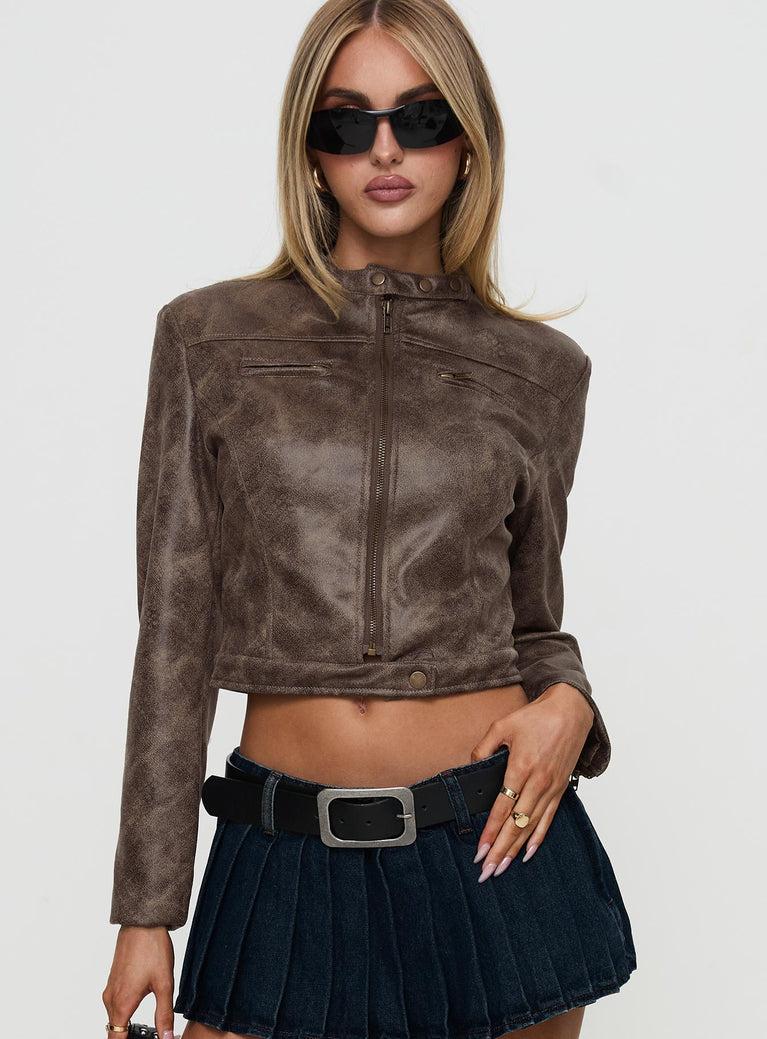 Anfield Jacket Brown Product Image