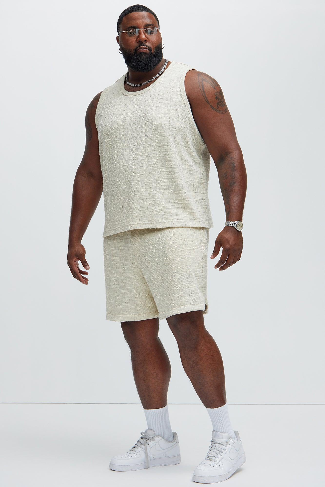 Jordan Textured Volley Shorts - Off White Product Image