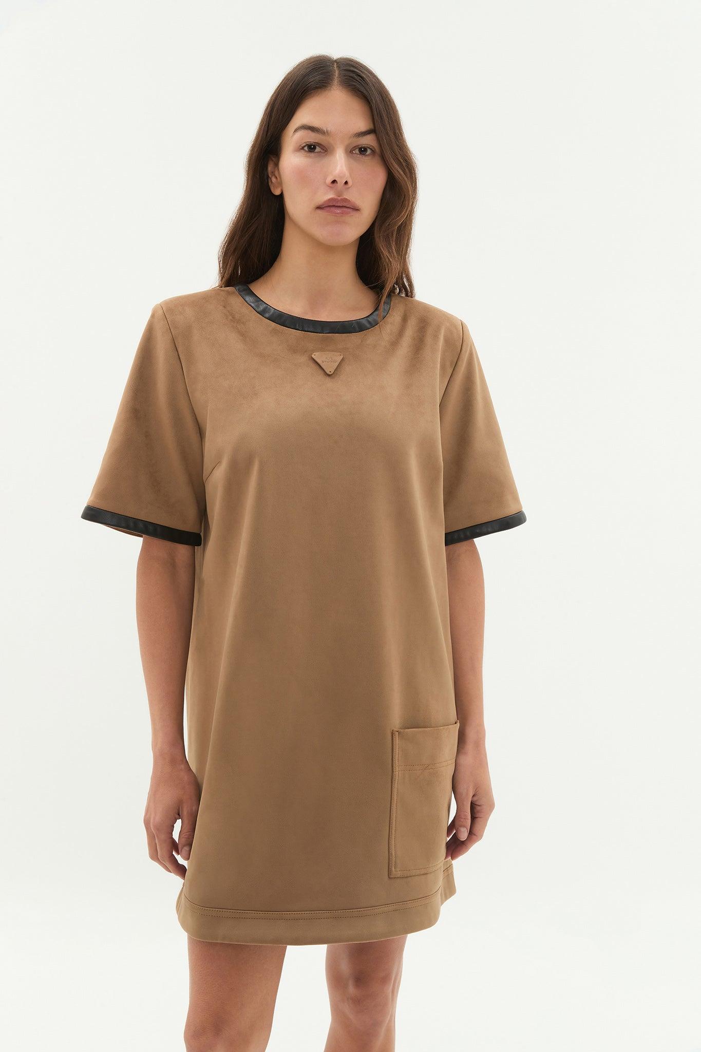 Calyx Vegan Suede Dress Product Image