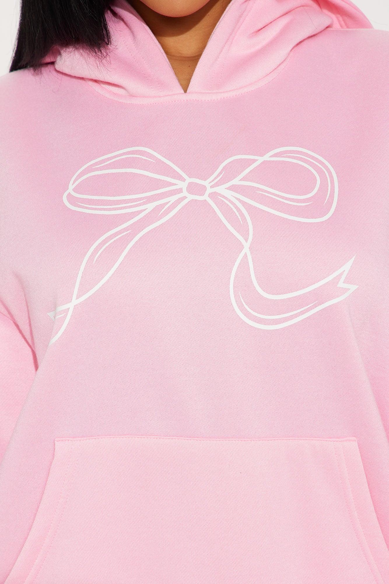 Bow Bubble Skirt Set - Pink Product Image