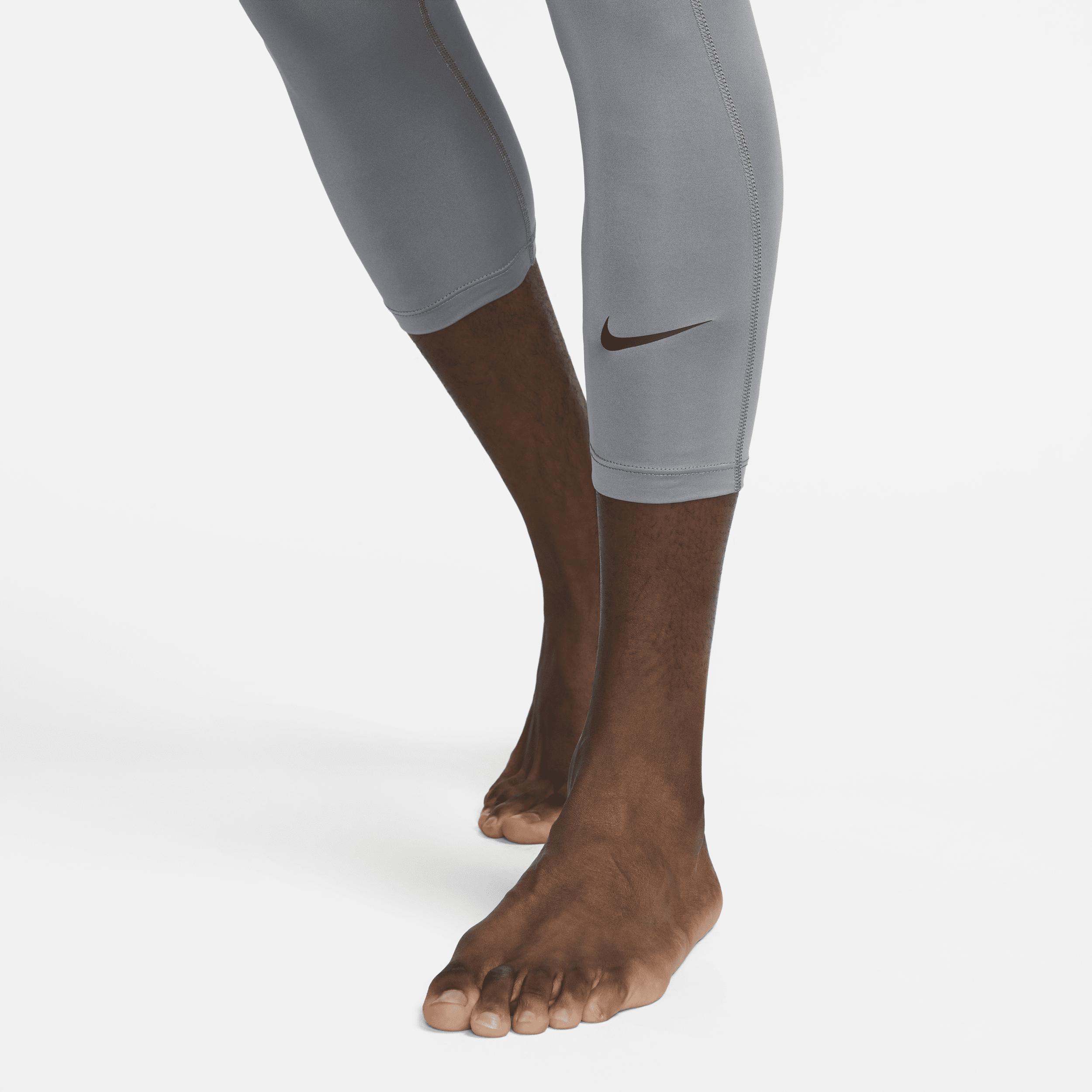 Mens Nike Pro Dri-FIT 3/4-Length Fitness Tights | FB7950-084 Product Image