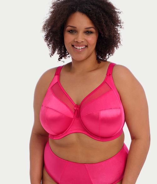 Keira Satin Side Support Bra Product Image