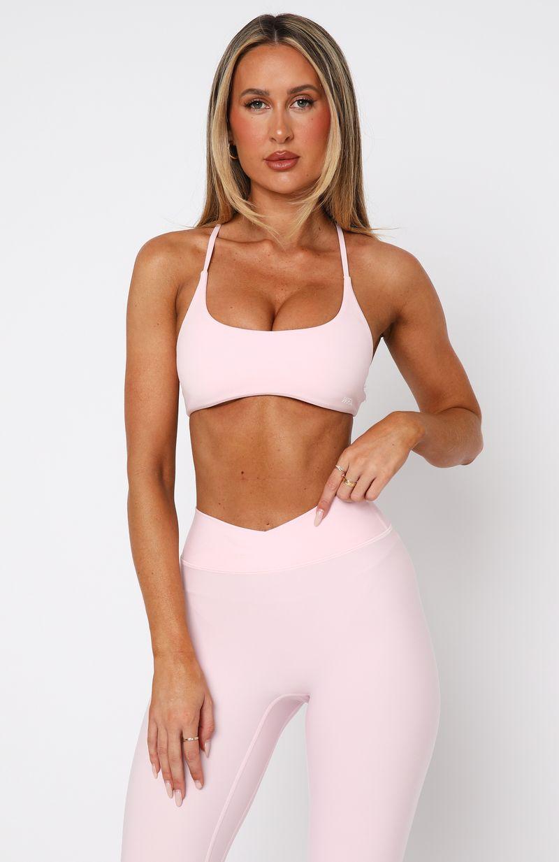 She's Healthy Sports Crop Ballet Pink Product Image