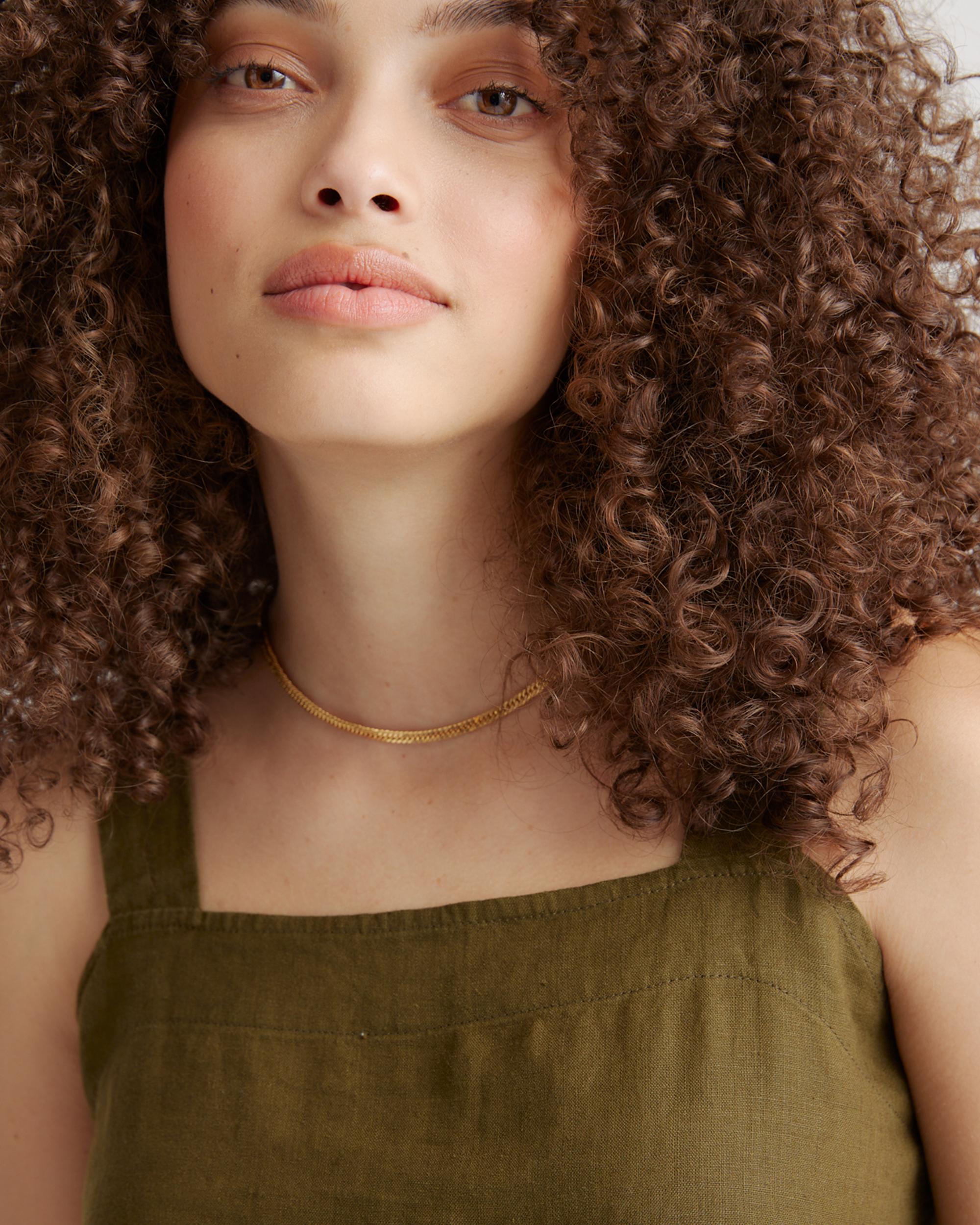 Quince | Women's 100% European Linen Square Neck Jumpsuit Product Image