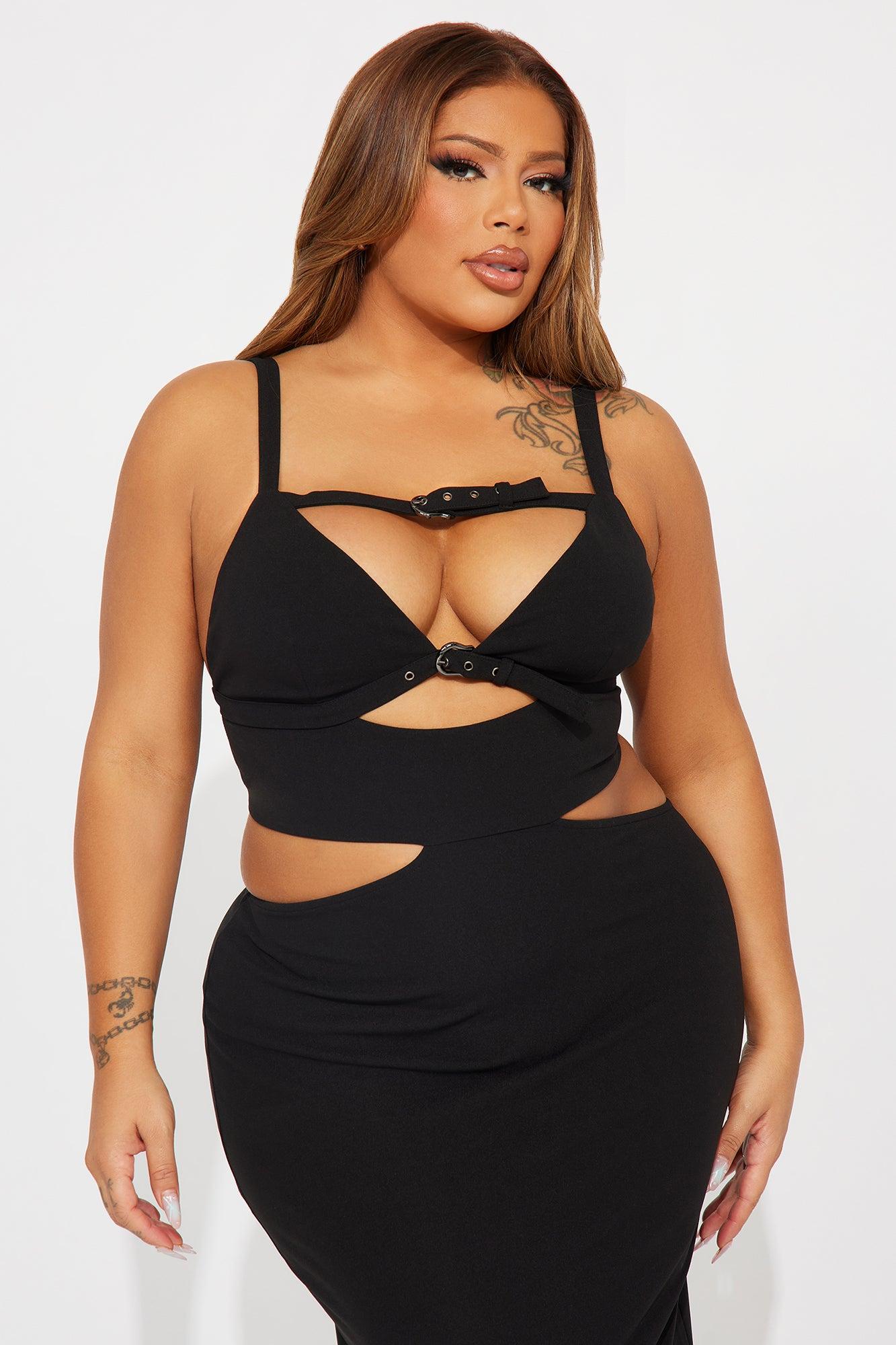 Strapping Up Maxi Dress - Black Product Image