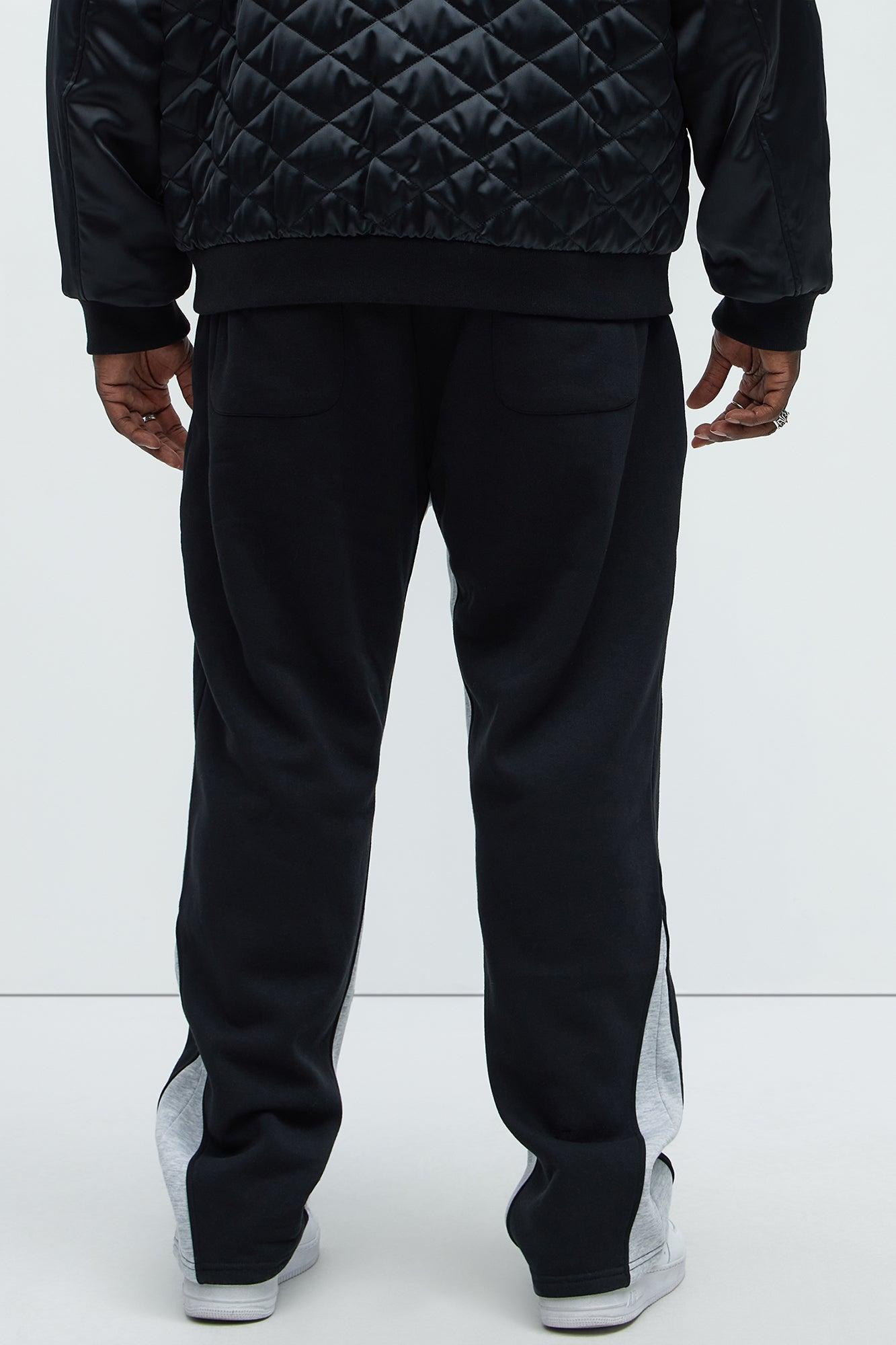 Lakers Backboard Skinny Flare Sweatpants - Black/Purple Male Product Image