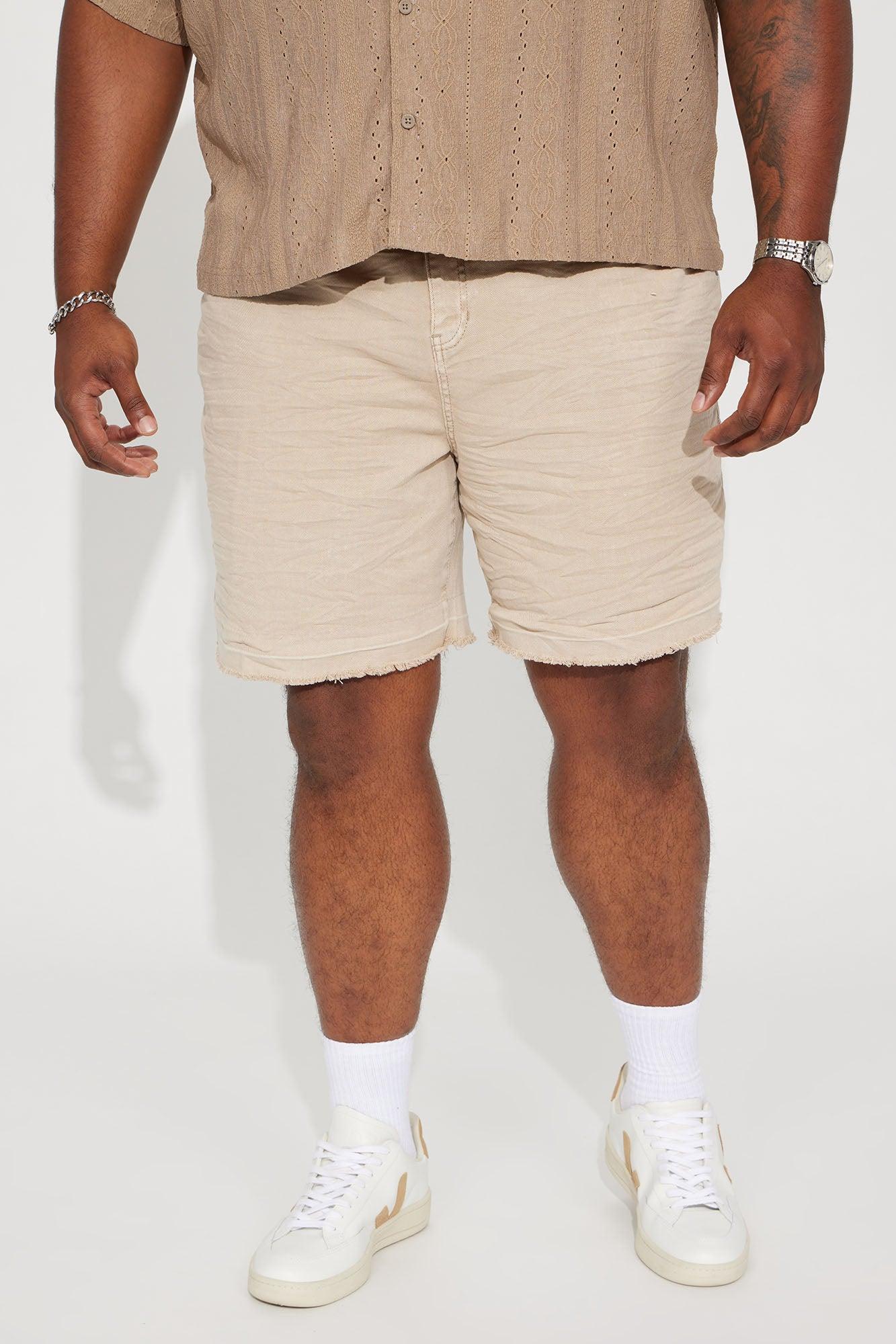 Mojave Relaxed Denim Shorts - Tan Product Image