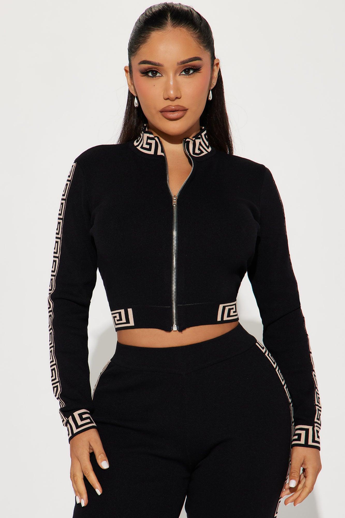 Passing By You Sweater Legging Set - Black/combo Product Image